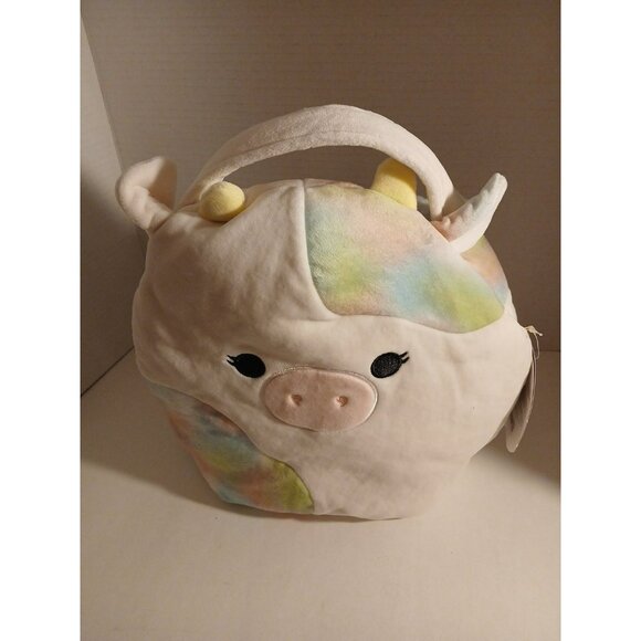 Squishmallow - Candess The Cow 12" Plush Easter Halloween Basket PL2 - Picture 1 of 13